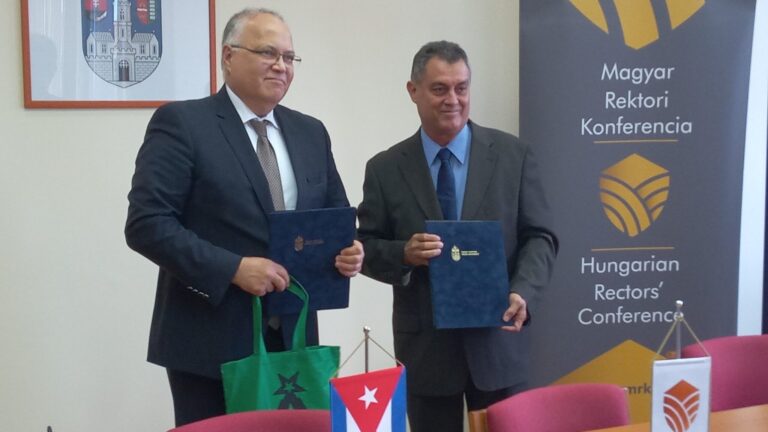 Universidad pinareña concerta lazos académicos en Hungría