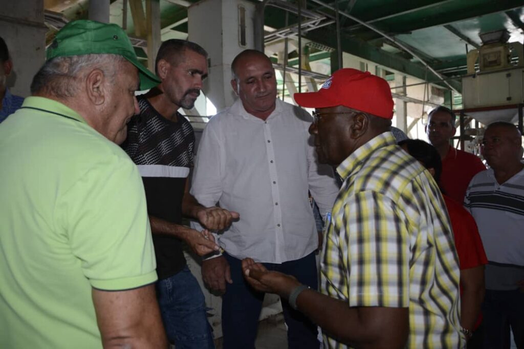 Vicepresidente cubano supervisa avances del Programa Conjunto Vietnam-Cuba de producción arrocera.