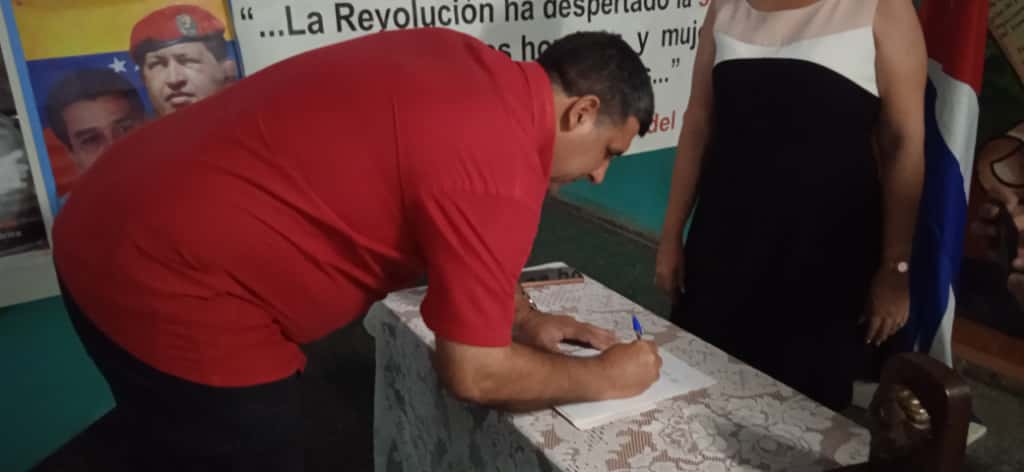 Pinar del Río alza su voz por el pueblo venezolano.
