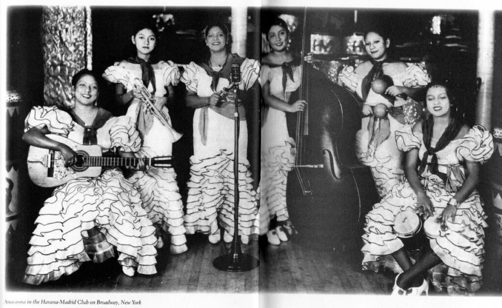 Mujeres cubanas en agrupaciones de la música popular.