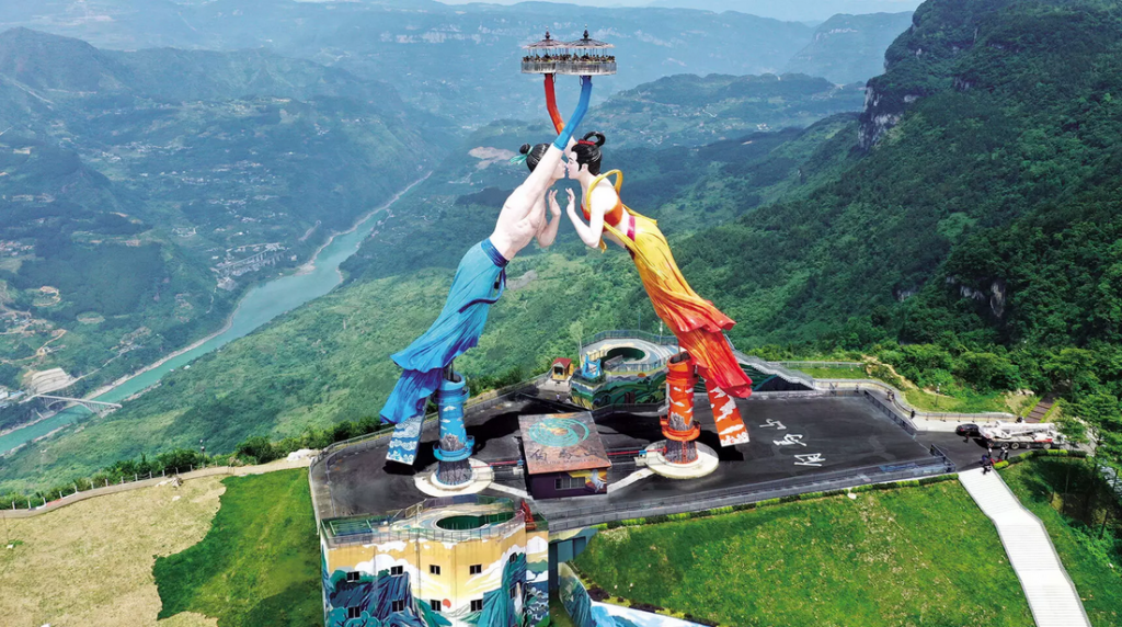 El Beso Volador: vértigo y ternura en las nubes.