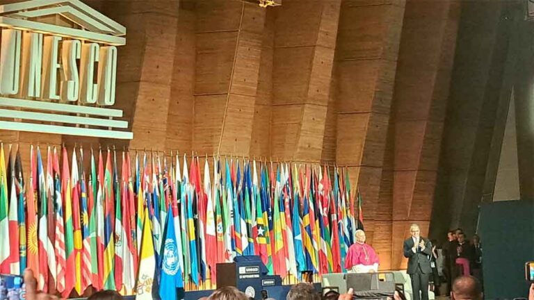 León XIV en Unesco: IA, paz y dignidad humana