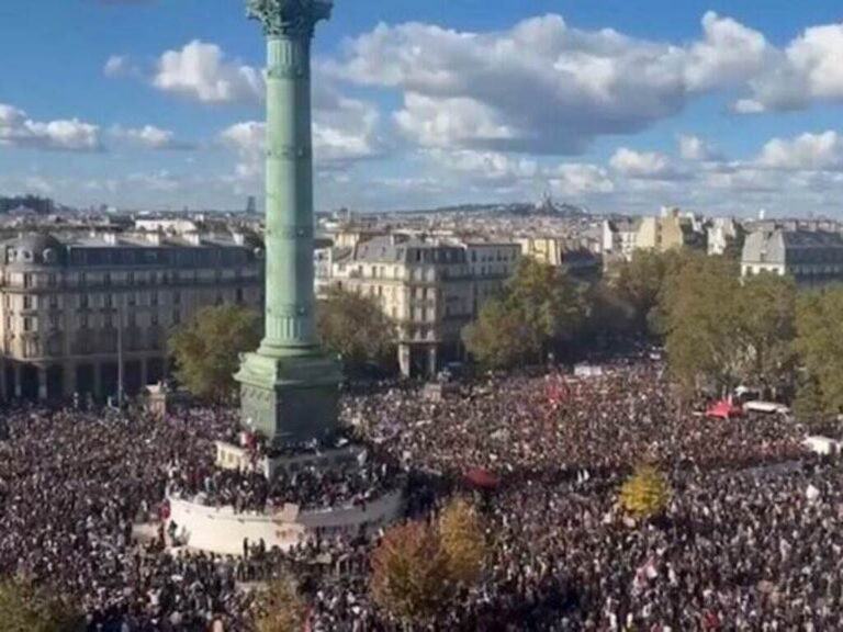 París protesta de estudiantes